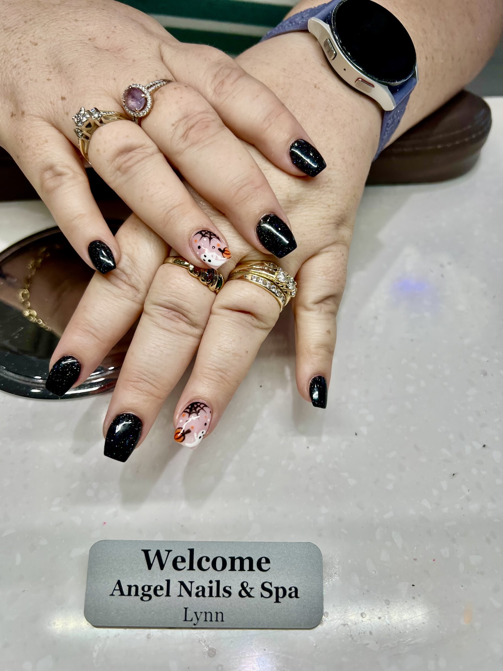 Angel Nails & Spa logo